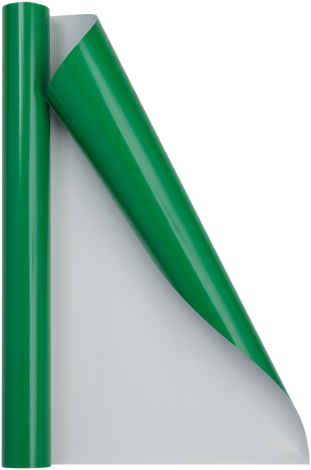 Green Glossy Wrapping Paper - Short Mini Roll (26.3 Sq Ft)