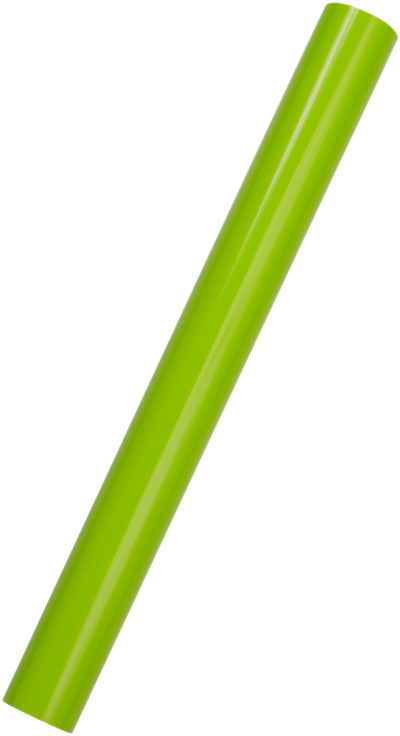 Lime Green Glossy Wrapping Paper - Short Mini Roll (26.3 Sq Ft)
