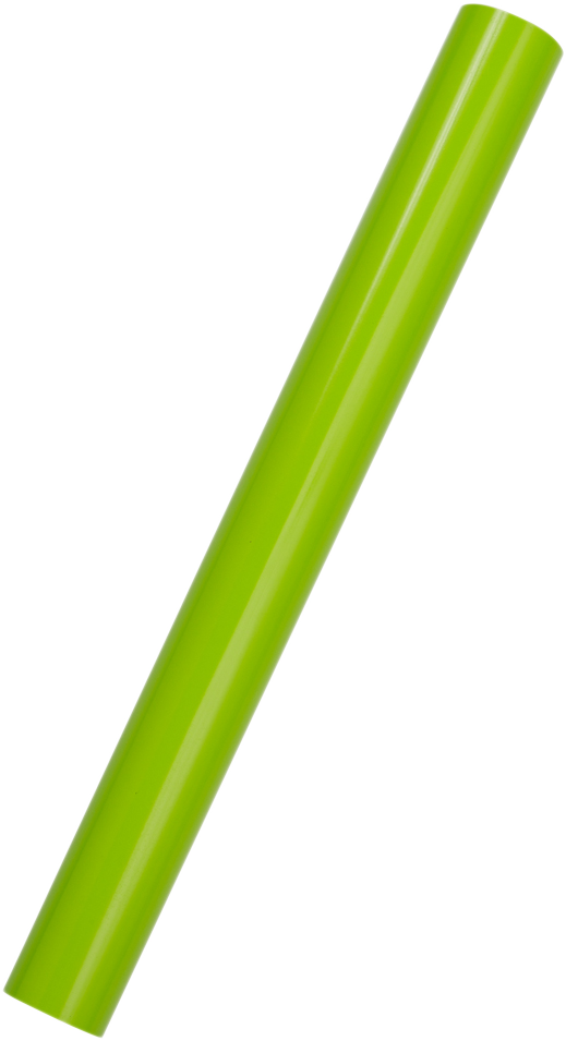 Lime Green Glossy Wrapping Paper - Short Mini Roll (26.3 Sq Ft)