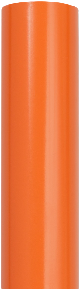 Orange Glossy Wrapping Paper - Short Mini Roll (26.3 Sq Ft)