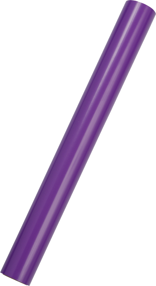Purple Glossy Wrapping Paper - Short Mini Roll (26.3 Sq Ft)