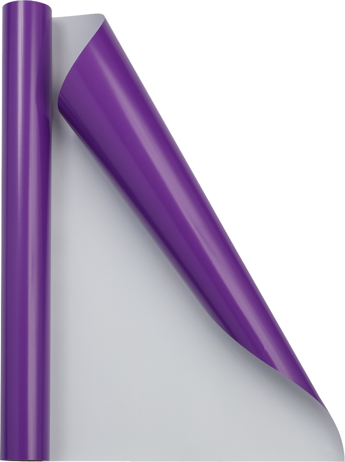 Purple Glossy Wrapping Paper - Short Mini Roll (26.3 Sq Ft)