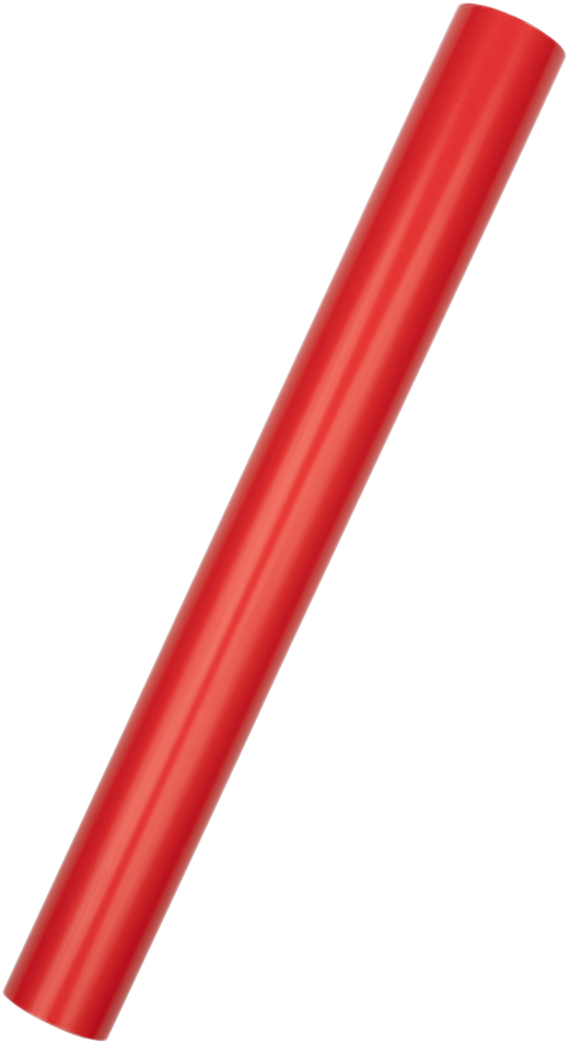 Red Glossy Wrapping Paper - Short Mini Roll (26.3 Sq Ft)