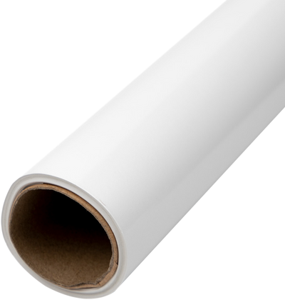 White Glossy Wrapping Paper - Short Mini Roll (26.3 Sq Ft)
