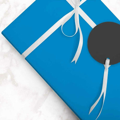 Bright Blue Wrapping Paper (25 Sq Ft)
