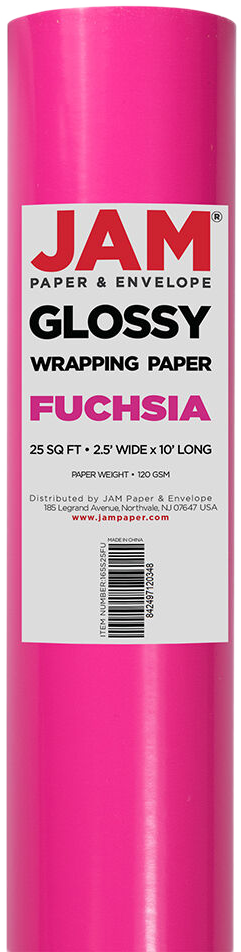 Fuchsia Wrapping Paper (25 Sq Ft)