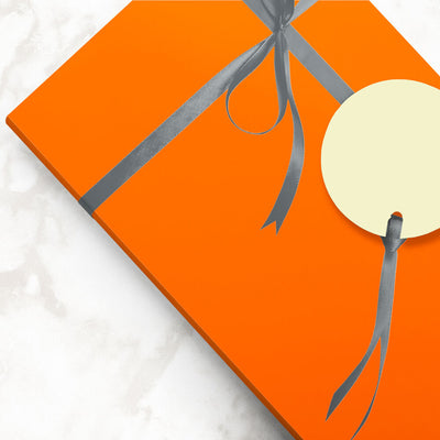 Orange Wrapping Paper (25 Sq Ft)