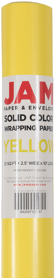 Yellow Wrapping Paper (25 Sq Ft)