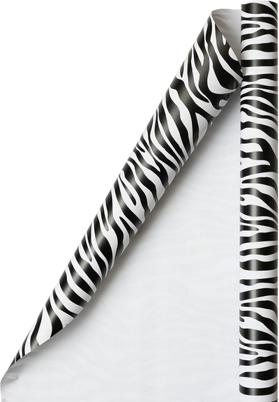 Black Safari Wrapping Paper (25 Sq Ft)