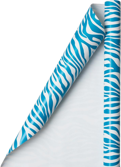 Blue Safari Wrapping Paper (25 Sq Ft)