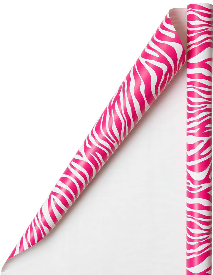 Pink Safari Wrapping Paper (25 Sq Ft)