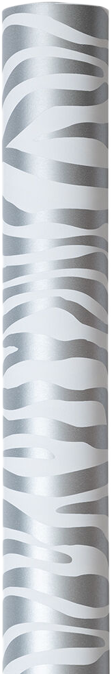 Silver Safari Wrapping Paper (25 Sq Ft)