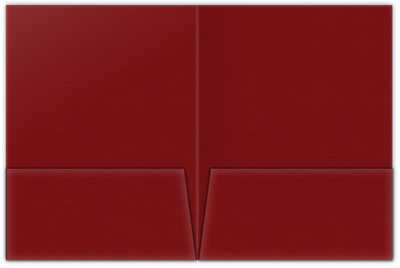 Red Hopsack 9 x 12 Folders