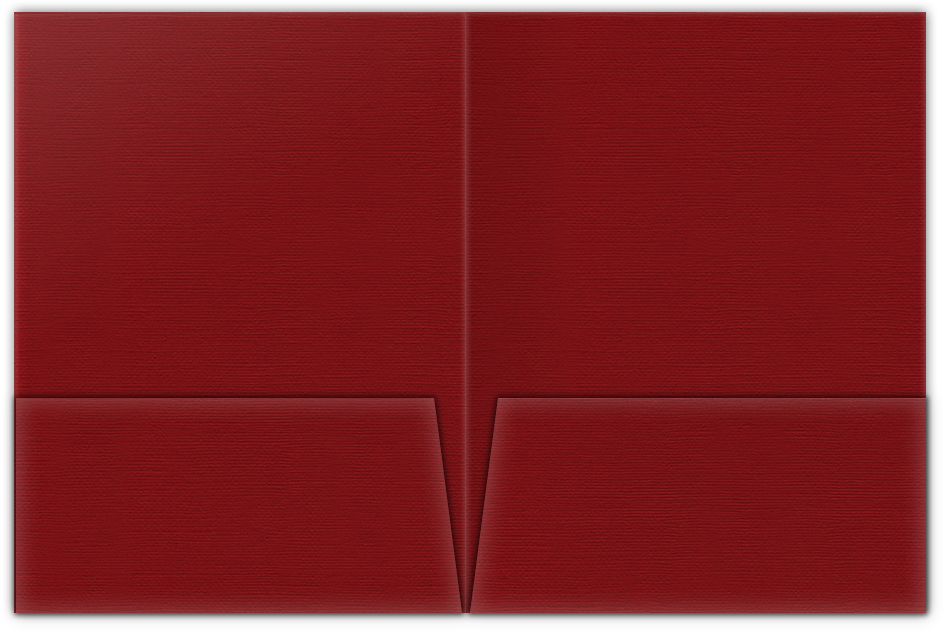 Red Hopsack 9 x 12 Folders