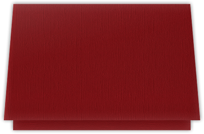 Red Hopsack 90lb 5 1/8 x 3 3/8 One Pocket Landscape Photo Holders with 1 3/8 Inch Pocket