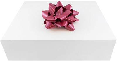 Burgundy Red 7 Inch Large Gift Bows