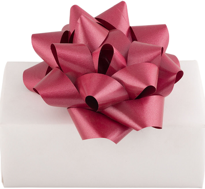 Burgundy Red 7 Inch Large Gift Bows