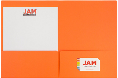 Mandarin Orange 9 x 12 Matte Folders
