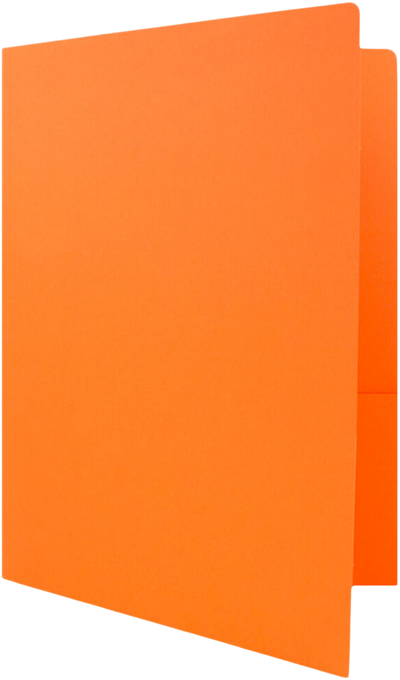 Mandarin Orange 9 x 12 Matte Folders