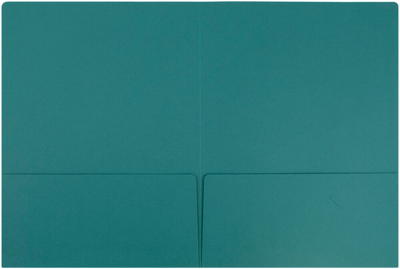 Teal 9 x 12 Matte Folders