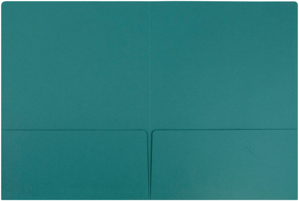 Teal 9 x 12 Matte Folders