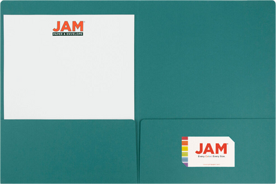 Teal 9 x 12 Matte Folders