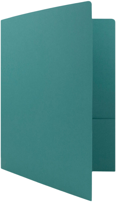 Teal 9 x 12 Matte Folders