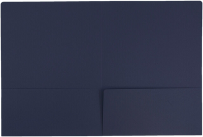 Navy Blue 9 x 12 Matte Folders