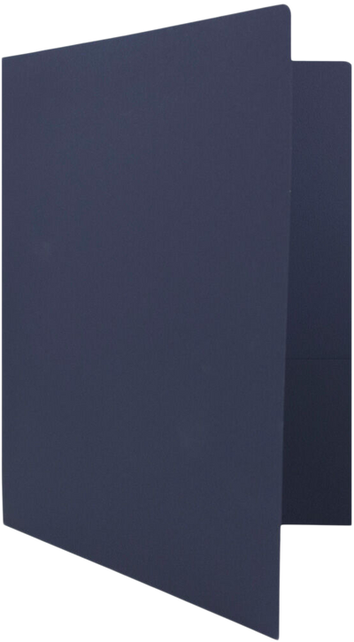 Navy Blue 9 x 12 Matte Folders