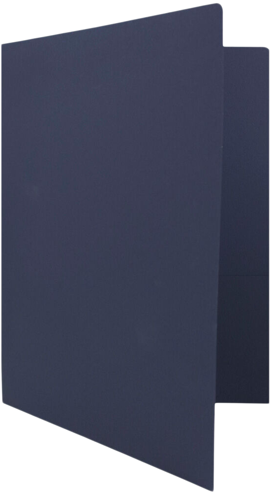 Navy Blue 9 x 12 Matte Folders