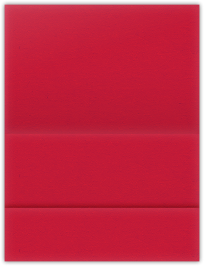 Wild Cherry Vellum 100lb 5 1/8 x 3 3/8 One Pocket Landscape Photo Holders with 1 3/8 Inch Pocket