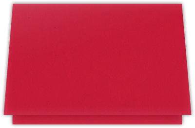 Wild Cherry Vellum 100lb 5 1/8 x 3 3/8 One Pocket Landscape Photo Holders with 1 3/8 Inch Pocket