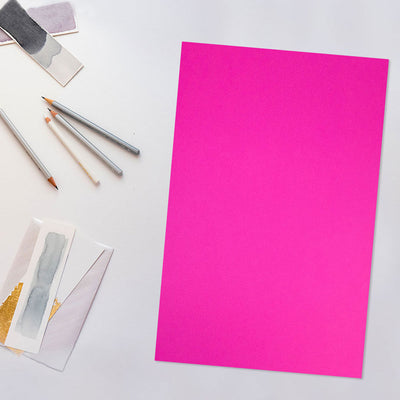 Fuchsia Pink Magenta 65lb 11 x 17 Cardstock