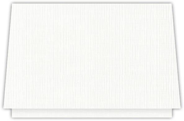 Bright White Linen 100lb 5 1/8 x 3 3/8 One Pocket Landscape Photo Holders with 1 3/8 Inch Pocket