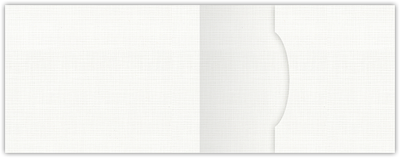 Bright White Linen 100lb 2 3/4 x 3 3/4 One Pocket Key Card Holders with 2 1/4 Inch Pocket
