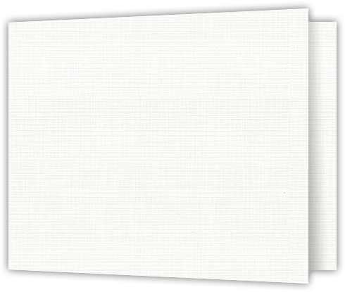Bright White Linen 100lb 2 3/4 x 3 3/4 One Pocket Key Card Holders with 2 1/4 Inch Pocket