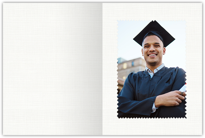 White Linen 5 x 7 Portrait Photo