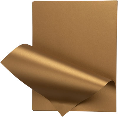 Gold Foil 24lb 8 1/2 x 11 Paper