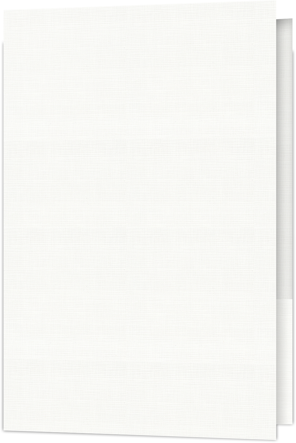 Bright White 9 x 14 1/2 Legal Folders