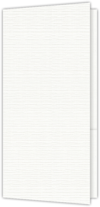 Bright White Linen 80lb 3 1/2 x 7 One Pocket Key Card Holders with 2 1/2 Inch Pocket