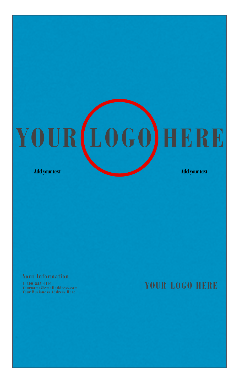 Blue Vellum 65lb 8 1/2 x 14 Cardstock