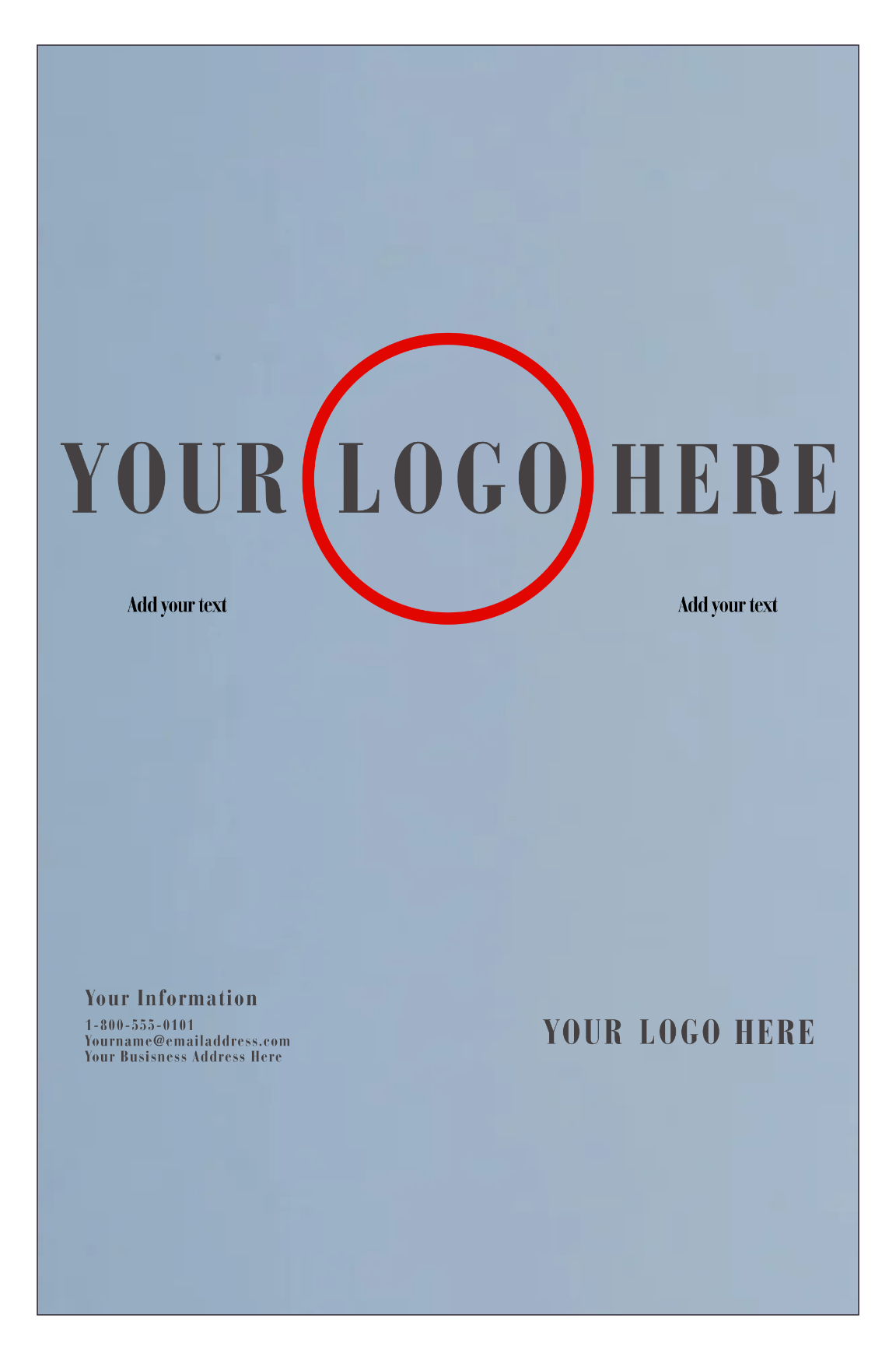 Light Blue Vellum 65lb 11 x 17 Cardstock