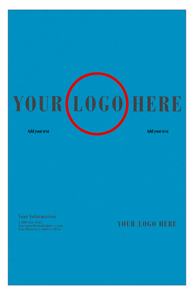 Blue Vellum 110lb 11 x 17 Cardstock