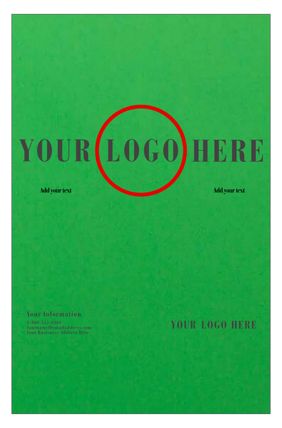 Green Vellum 110lb 11 x 17 Cardstock