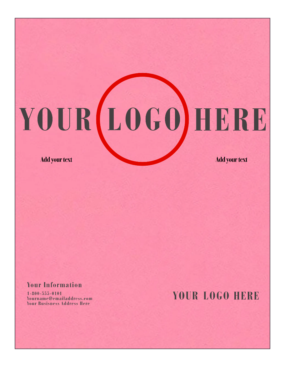 Salmon Pink 65lb 8 1/2 x 11 Cardstock