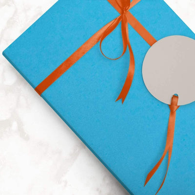 Blue Matte Wrapping Paper (25 Sq Ft)