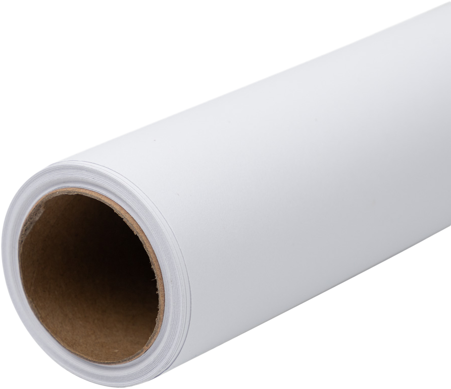White Matte Wrapping Paper - Short Mini Roll (26.3 Sq Ft)