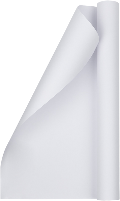 White Matte Wrapping Paper - Short Mini Roll (26.3 Sq Ft)