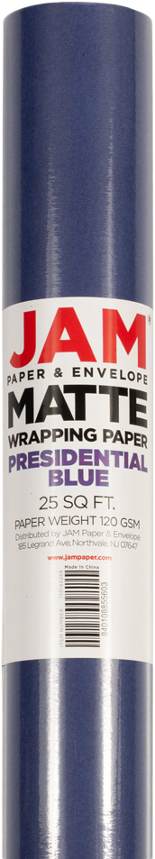 Presidential Blue Wrapping Paper (25 Sq Ft)