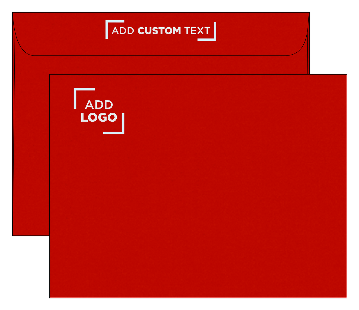 Red 24lb 9 x 12 Booklet Envelopes